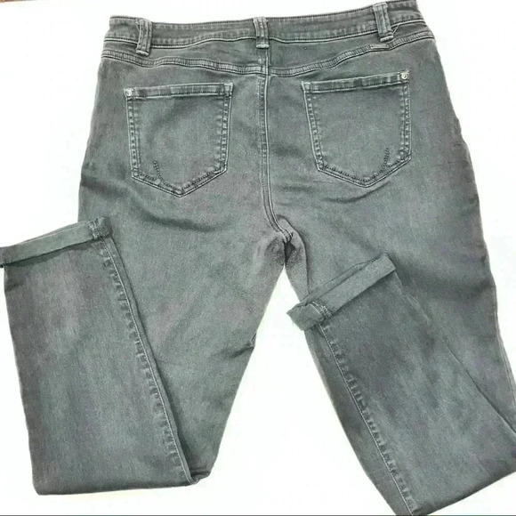 INC. International Concepts Skinny Jean cropped ankle blue wash - Picture 5 of 6